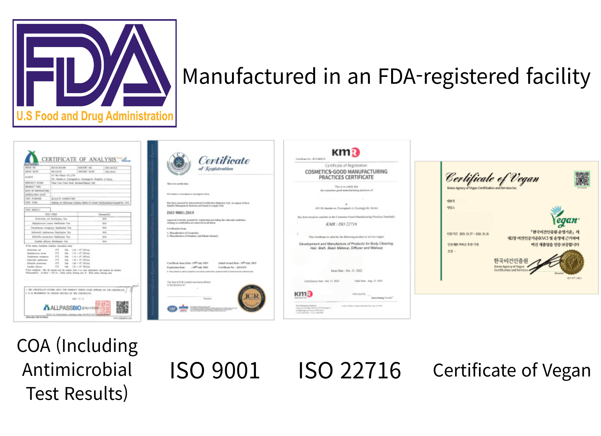 Manufacturing certificates overview (mobile)